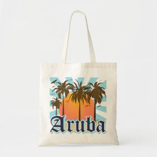 Aruba setzt Sonnenuntergang auf den Strand Tragetasche