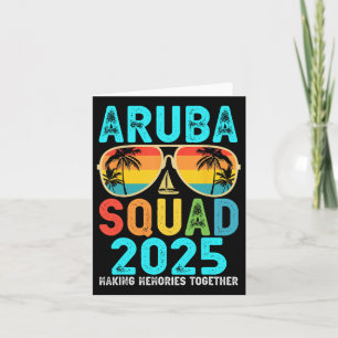 Aruba Squad 2025 Familien-Matching Karte
