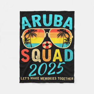 Aruba Squad 2025 Vacation Friends Family Matching  Fleecedecke