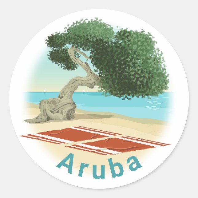 Aruba Sticker (Vorderseite)