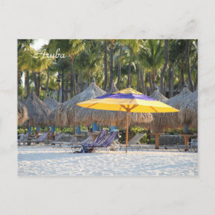 Aruba, Strand, Fotografie Postkarte