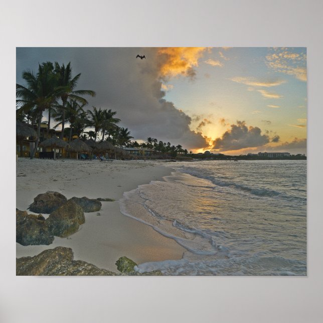 Aruba Sunrise Poster (Vorne)