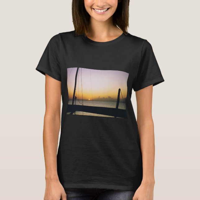 Aruba Sunset T-Shirt (Vorderseite)
