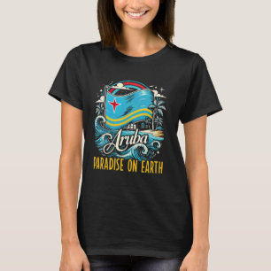 Aruba Tropical Trip Country Urlaub I Liebe T-Shirt