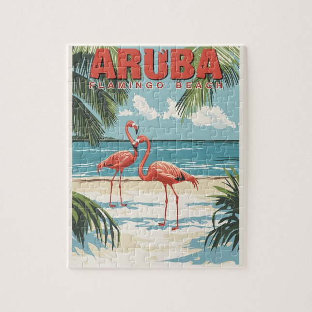 Aruba - Tropisches Paradies Puzzle (Vertikal)