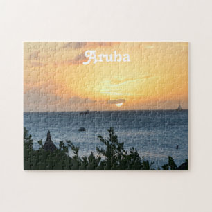 Aruba-untergehende Sonne Puzzle
