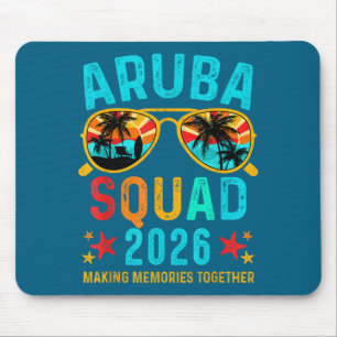 Aruba Urlaubsgruppe Familien-Matching Mousepad