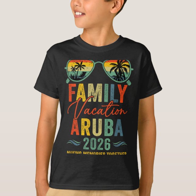 Aruba Vacation 2026 Matching Family Group Summer  T-Shirt (Vorderseite)