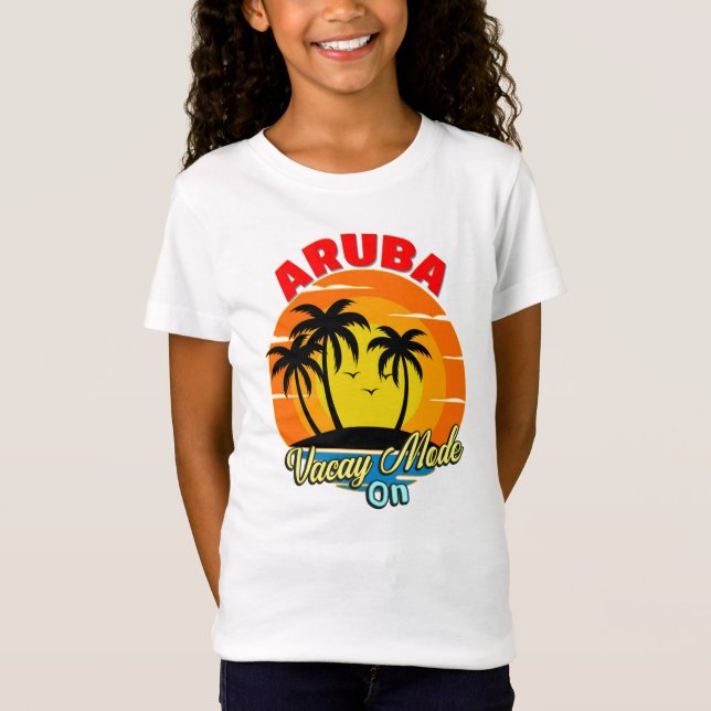Aruba Vacay Mode On Family Group Matching Travel   T-Shirt (Vorderseite)