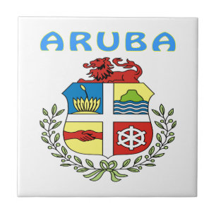 Aruba-Wappen Fliese