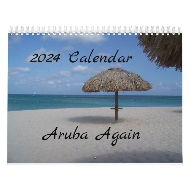 Aruba Wieder 2024 Kalender (Titelbild)