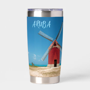 Aruba Windmühle Thermobecher