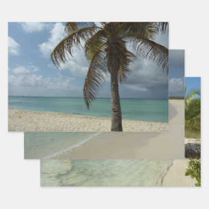 Aruban Beach I Beautiful Nature Szene Geschenkpapier Set