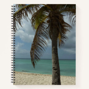 Aruban Beach I Beautiful Nature Szene Notizbuch