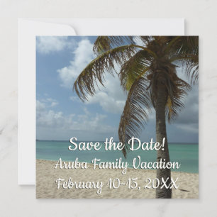 Aruban Beach I Save the Date