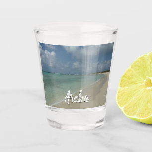 Aruban Beach II Schöne Landschaft Schnapsglas