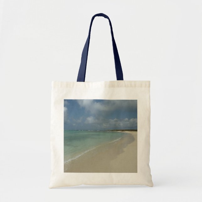 Aruban Beach II Schöne Landschaft Tragetasche (Vorne)
