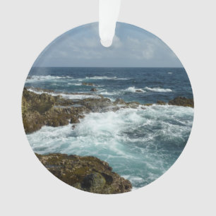 Arubas Felsküste und blauer Ozean Ornament