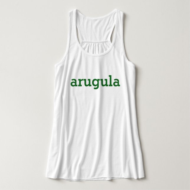 Arugula Tank Top (Design Vorderseite)