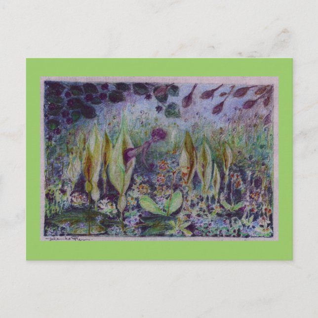 Arum elve postkarte (Vorderseite)