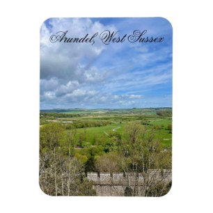 Arundel im Frühjahr, West Sussex Magnet