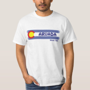 Arvada Colorado lokales Flaggen-Wertt-stück T-Shirt