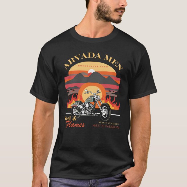 Arvada Men Steel & Flames V 1.2 T-Shirt (Vorderseite)