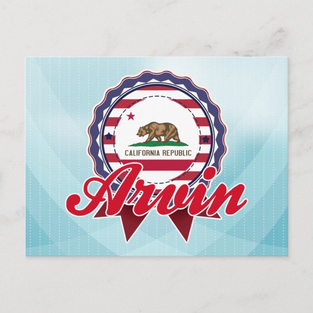 Arvin, CA Postkarte (Vorderseite)
