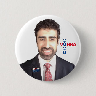 Arvin Vohra für Präsidenten Button