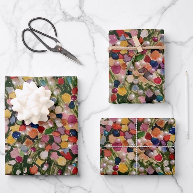 ARVORE DE NATAL GESCHENKPAPIER SET (Vorderseite)