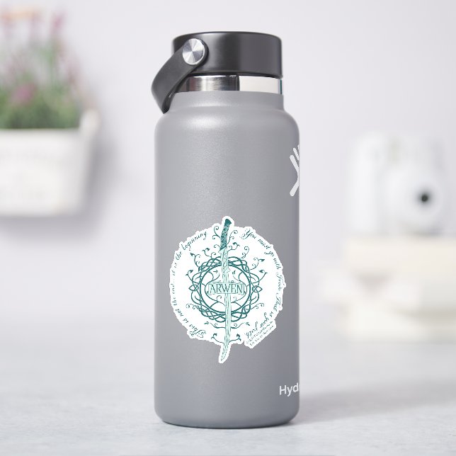 ARWEN™ Elben-Schwert Zitat Aufkleber (HydroFlask)