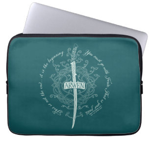 ARWEN™ Elben-Schwert Zitat Laptopschutzhülle