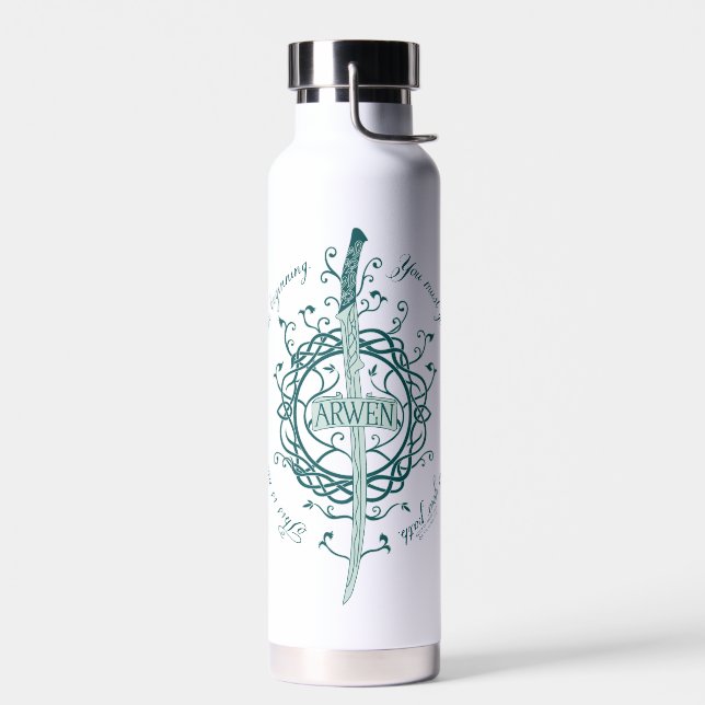 ARWEN™ Elben-Schwert Zitat Trinkflasche (Links)