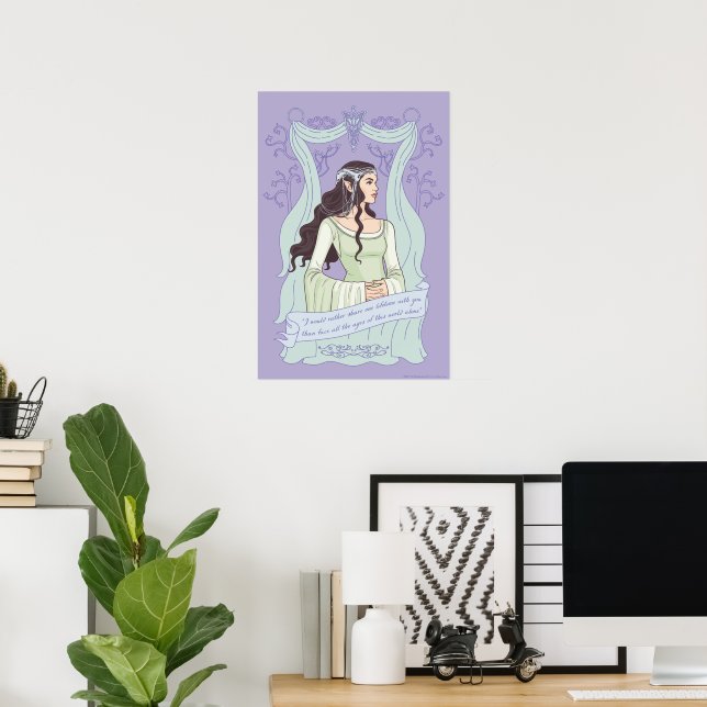 ARWEN™ "Share One Lifetime With You" Graphic Poster (Heimbüro)