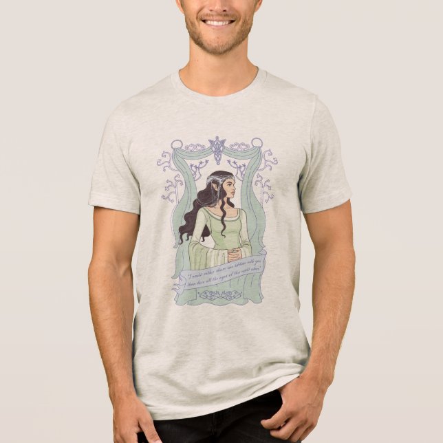 ARWEN™ "Share One Lifetime With You" Graphic Tri-Blend Shirt (Vorderseite)