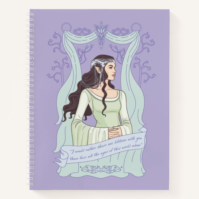 ARWEN™ "Teile Ein Leben Mit Dir" Grafik Notizbuch (Vorderseite)
