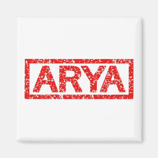 Arya Briefmarke Magnet (Vorne)