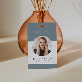 ARYA Minimalistisch Sage Green Business Mitarbeite Ausweis