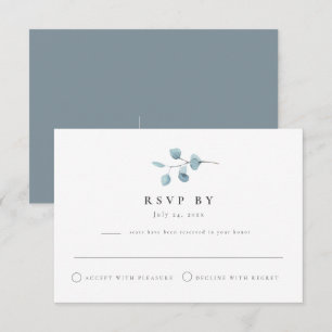 ARYA Rustic Eukalyptus Greenery UAWG Postcard Einladung
