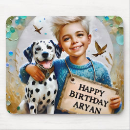 ARYAN ~ und sein Dalenhund ~ Mousepad