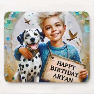 ARYAN ~ und sein Dalenhund ~ Mousepad