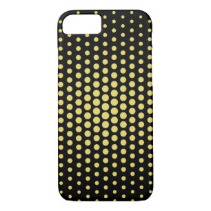 Arylide gelb Techno Dots Modernes Schwarz Case-Mate iPhone Hülle