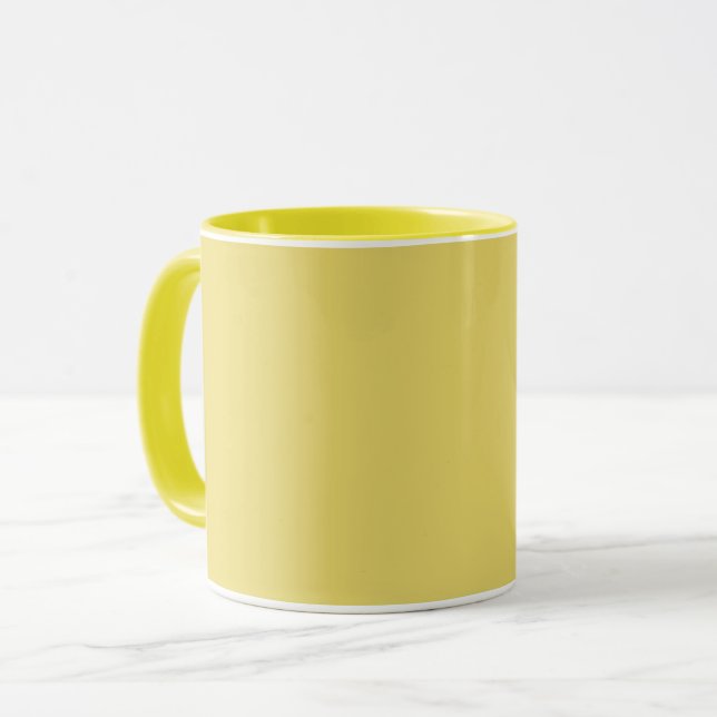 Arylide gelb (Vollfarbe) Tasse (Vorderseite Links)