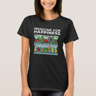 Arzneimittel für Glück Gemüsepflanzliche Dosis Veg T-Shirt