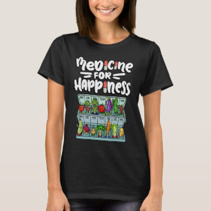 Arzneimittel für Glück Gemüsepflanzliche Dosis Veg T-Shirt