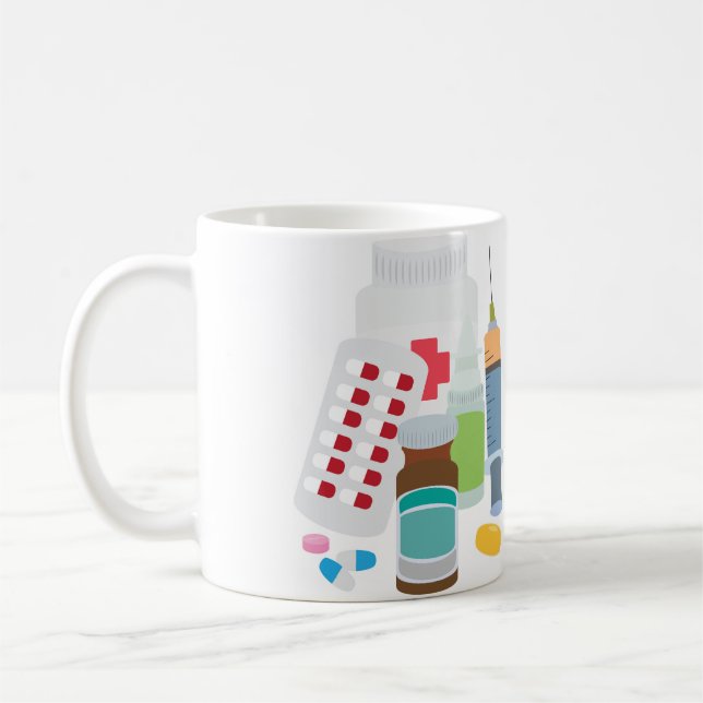 Arzneimittel Kaffeetasse (Links)