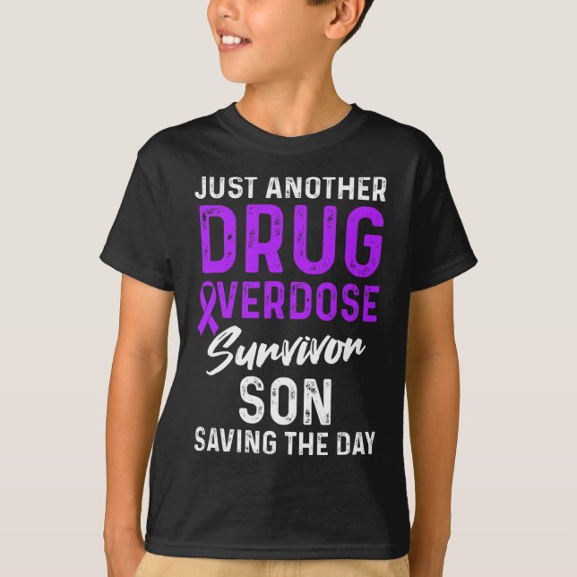 Arzneimittel Überdosierung Bewusstsein Warrior Sur T-Shirt (Vorderseite)
