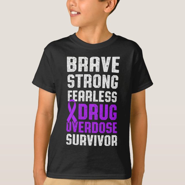 Arzneimittel Überdosierung Bewusstsein Warrior Sur T-Shirt (Vorderseite)
