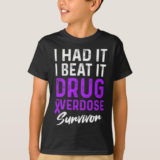Arzneimittel Überdosierung Bewusstsein Warrior Sur T-Shirt (Vorderseite)