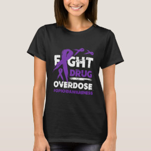 Arzneimittel-Überdosierung Pruple Ribbon-Opioid-Üb T-Shirt